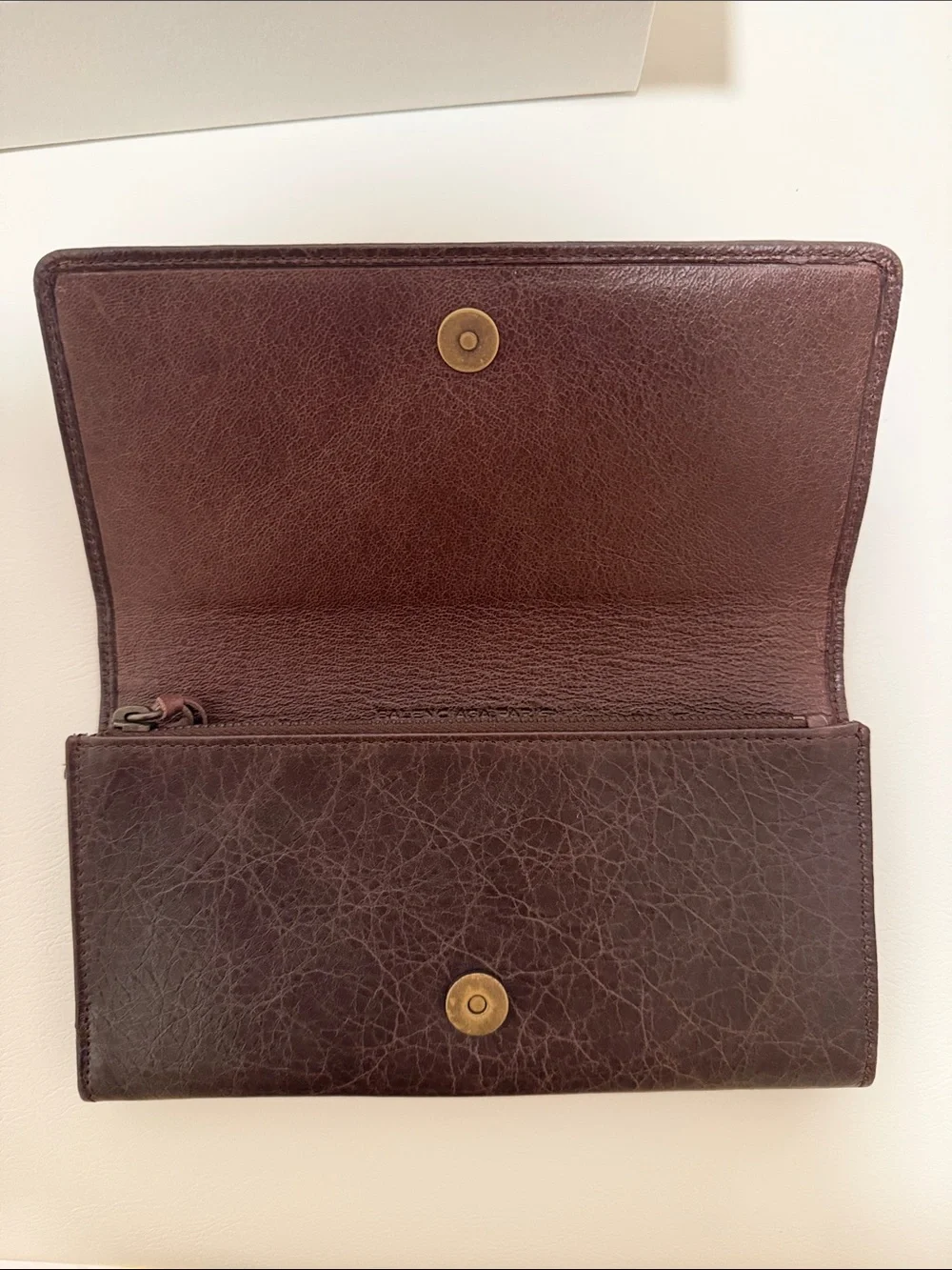 Balenciaga Classic Money Leather Wallet